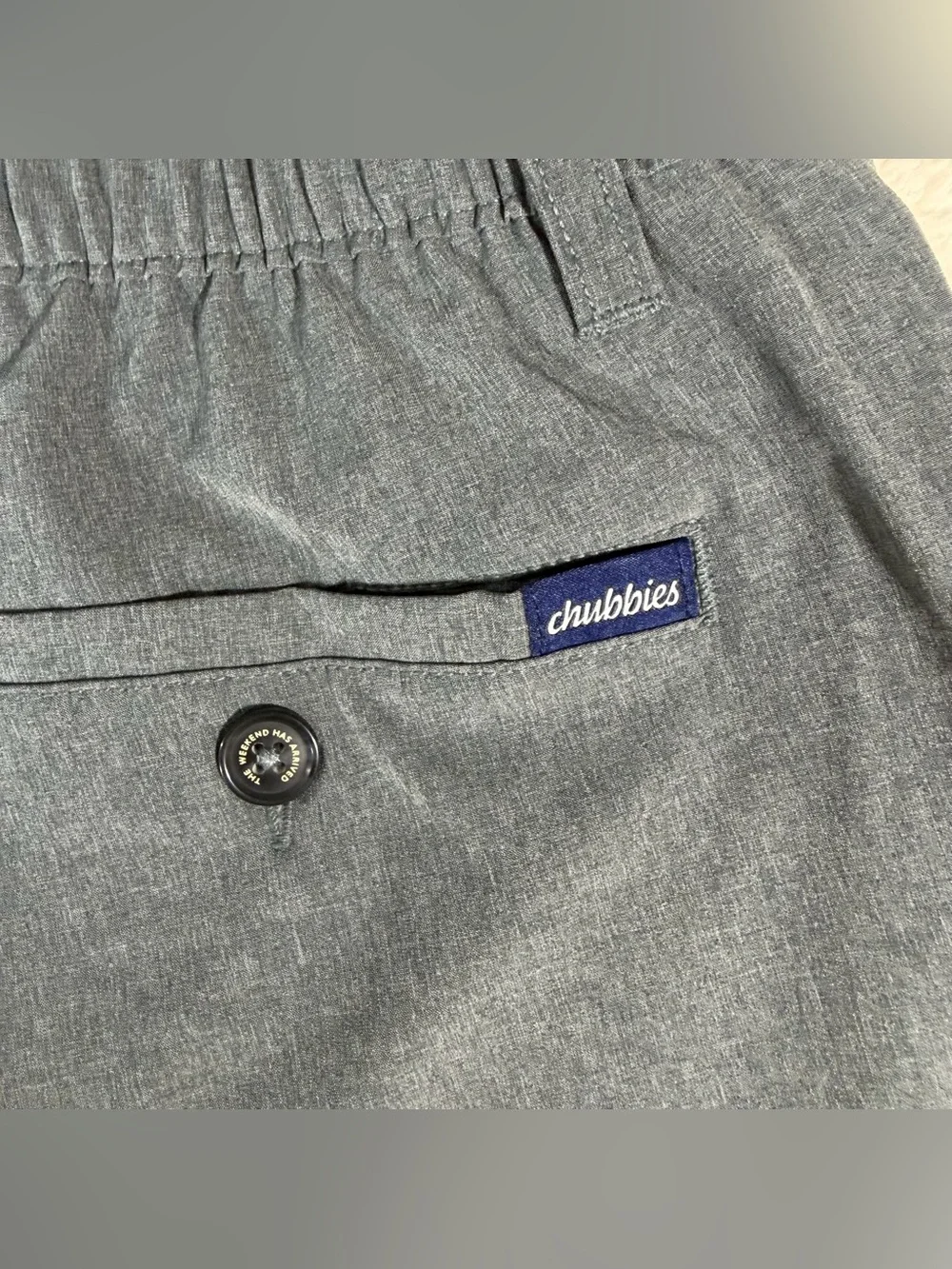 Chubbies Everywhere Performance Shorts 6 inch Short Athleisure Gray -Size Medium